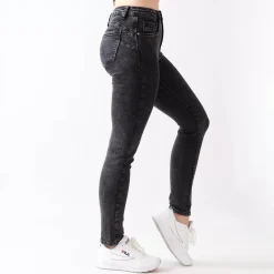 JEANS Farkut></noscript>Foly Rose Skinny stretchfarkut t.harmaa