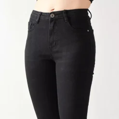 JEANS Farkut></noscript>Foly Rose Skinny stretchfarkut musta
