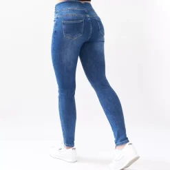 JEANS Farkut></noscript>Foly Rose stretchfarkut sininen