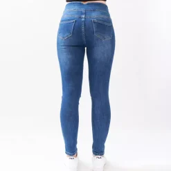 JEANS Farkut></noscript>Foly Rose stretchfarkut sininen