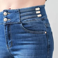 JEANS Farkut></noscript>Foly Rose stretchfarkut sininen