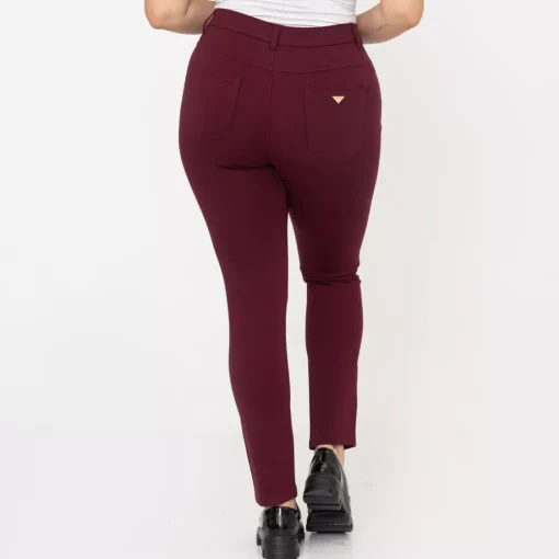 JEANS Housut | Plus!>Foly Rose stretch-housut burgundi