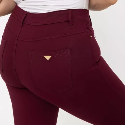 JEANS Housut | Plus!>Foly Rose stretch-housut burgundi