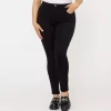 JEANS Housut | Plus!>Foly Rose stretch-housut musta