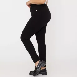 JEANS Housut | Plus!></noscript>Foly Rose stretch-housut musta