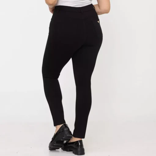 JEANS Housut | Plus!>Foly Rose stretch-housut musta