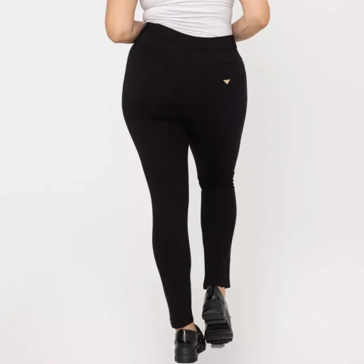 JEANS Housut | Plus!>Foly Rose stretch-housut musta