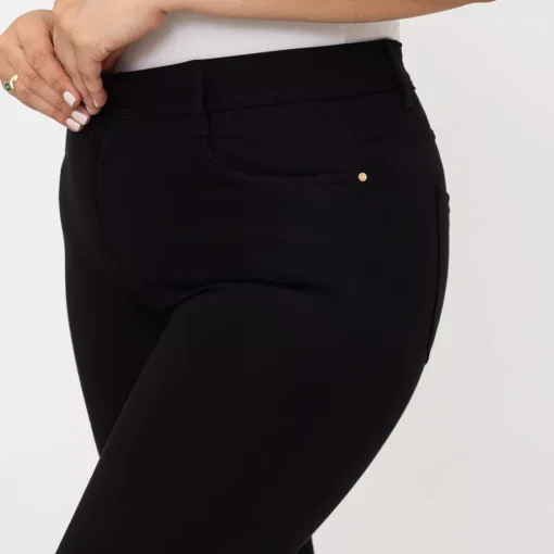 JEANS Housut | Plus!>Foly Rose stretch-housut musta