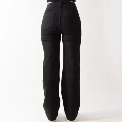 JEANS Farkut></noscript>Foly Rose Wide stretchfarkut musta