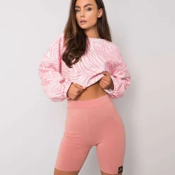 JEANS Shortsit Ja Caprit></noscript>For Fitness pyöräilyshortsit vanha roosa