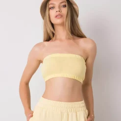 JEANS Lyhythihaiset Paidat Ja Topit | Alusvaatteet></noscript>Forever Pink Behati bandeautoppi keltainen