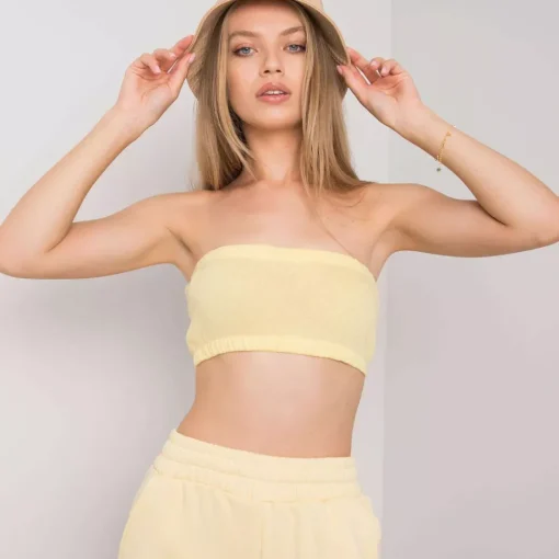 JEANS Lyhythihaiset Paidat Ja Topit | Alusvaatteet>Forever Pink Behati bandeautoppi keltainen