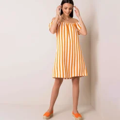 JEANS Minimekot></noscript>Forever Pink Kerri mekko raidallinen