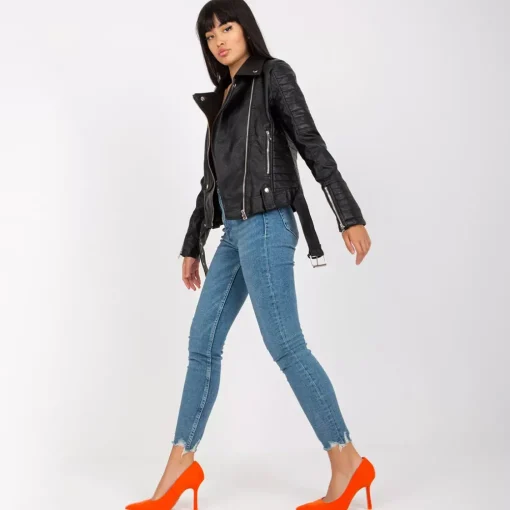 JEANS Takit>Forget Me Not Daria keinonahkatakki musta