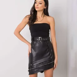 JEANS Hameet></noscript>Frendy Anastasia keinonahkahame musta