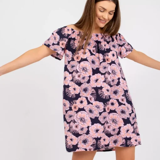 JEANS Minimekot>Fresh Made Eco Desire roosakukkainen mekko