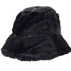 JEANS Talvipäähineet>Fuzzy bucket hattu musta