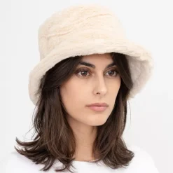 JEANS Talvipäähineet></noscript>Fuzzy bucket hattu musta
