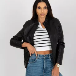 JEANS Takit>Garoff Greer keinonahkatakki musta