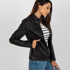 JEANS Takit></noscript>Garoff Greer keinonahkatakki musta