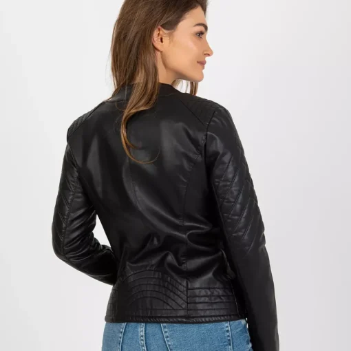 JEANS Takit>Garoff Ziggy keinonahkatakki musta