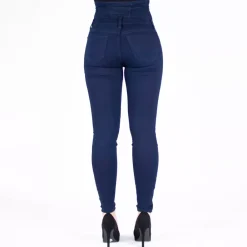 JEANS Farkut></noscript>Girl Vivi Buttoned high waist stretchfarkut t.sininen