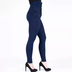JEANS Farkut></noscript>Girl Vivi Buttoned high waist stretchfarkut t.sininen