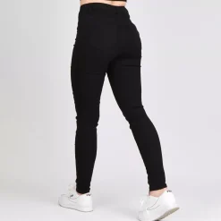 JEANS Farkut></noscript>Girl Vivi Buttons stretch-housut musta
