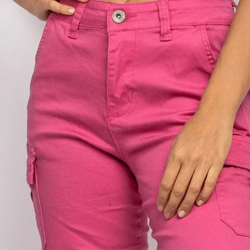 JEANS Housut>Girl Vivi cargohousut pinkki
