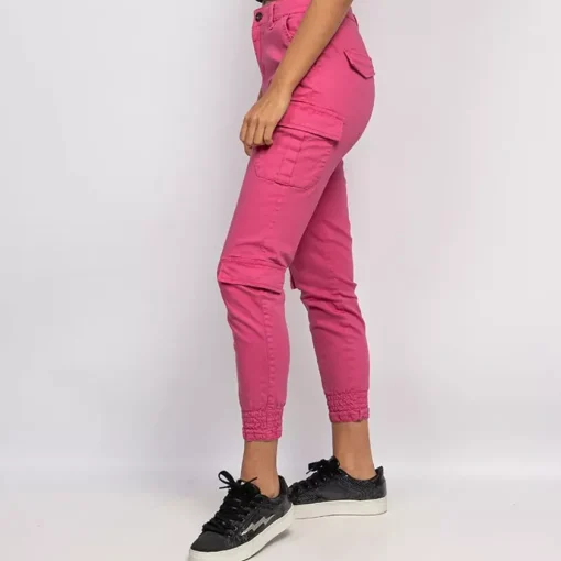 JEANS Housut>Girl Vivi cargohousut pinkki