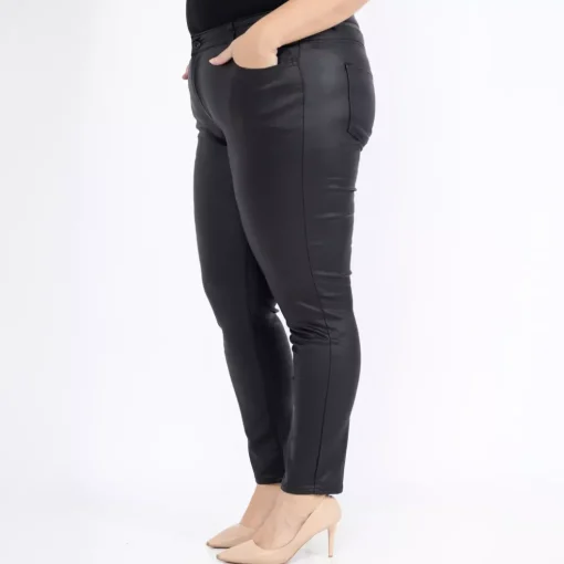JEANS Housut | Plus!>Girl Vivi Coated housut musta
