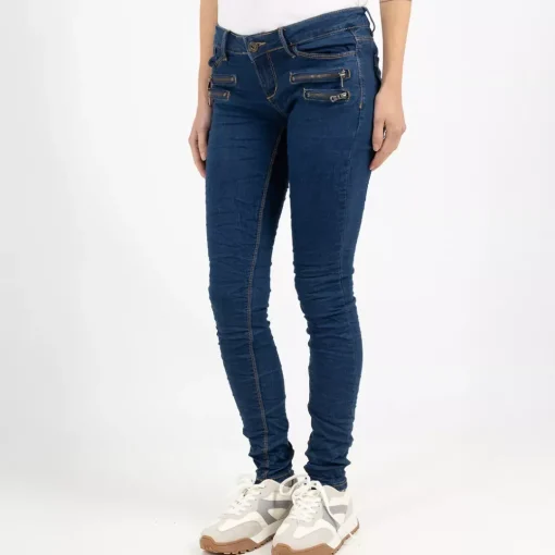 JEANS Farkut>Girl Vivi Distressed farkut tummansininen