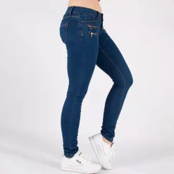 JEANS Farkut></noscript>Girl Vivi Distressed farkut tummansininen