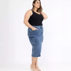 JEANS Hameet | Farkut></noscript>Girl Vivi farkkuhame sininen