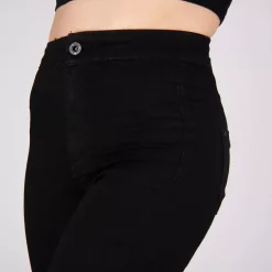 JEANS Farkut></noscript>Girl Vivi Flared stretchfarkut musta