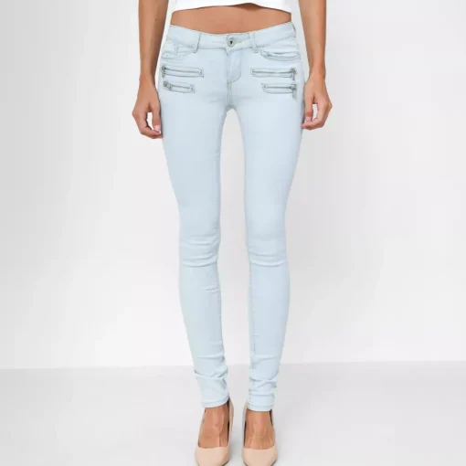 JEANS Farkut>Girl Vivi Low stretchfarkut vaaleansininen