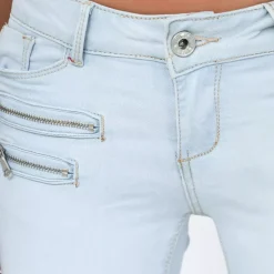 JEANS Farkut>Girl Vivi Low stretchfarkut vaaleansininen