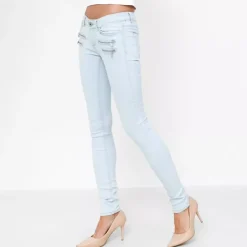JEANS Farkut></noscript>Girl Vivi Low stretchfarkut vaaleansininen