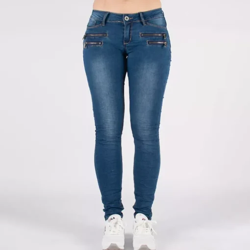 JEANS Farkut>Girl Vivi Low waist stretchfarkut sininen