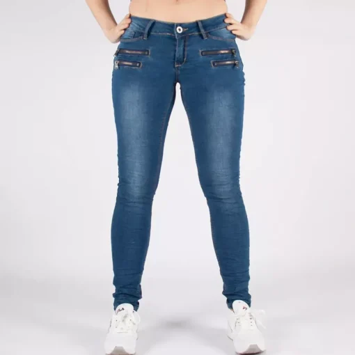 JEANS Farkut>Girl Vivi Low waist stretchfarkut sininen