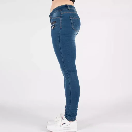JEANS Farkut>Girl Vivi Low waist stretchfarkut sininen