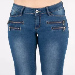 JEANS Farkut></noscript>Girl Vivi Low waist stretchfarkut sininen