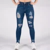 JEANS Farkut>Girl Vivi push up stretchfarkut t.sininen