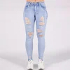 JEANS Farkut>Girl Vivi push up stretchfarkut vaaleansininen
