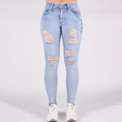 JEANS Farkut>Girl Vivi push up stretchfarkut vaaleansininen