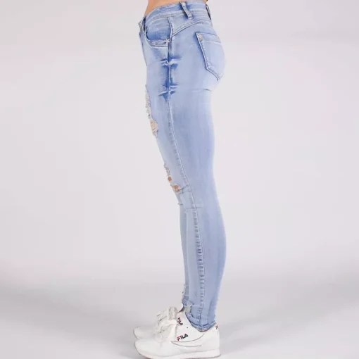 JEANS Farkut>Girl Vivi push up stretchfarkut vaaleansininen