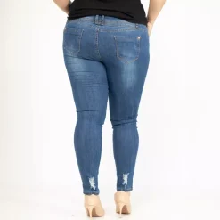 JEANS Farkut | Plus!></noscript>Girl Vivi revityt stretchfarkut sininen