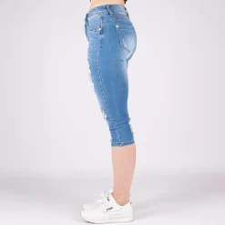 JEANS Shortsit Ja Caprit | Farkut>Girl Vivi Ripped farkkucaprit v.sininen