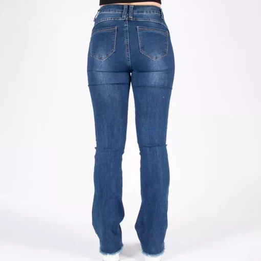 JEANS Farkut>Girl Vivi Ripped Flared stretchfarkut sininen