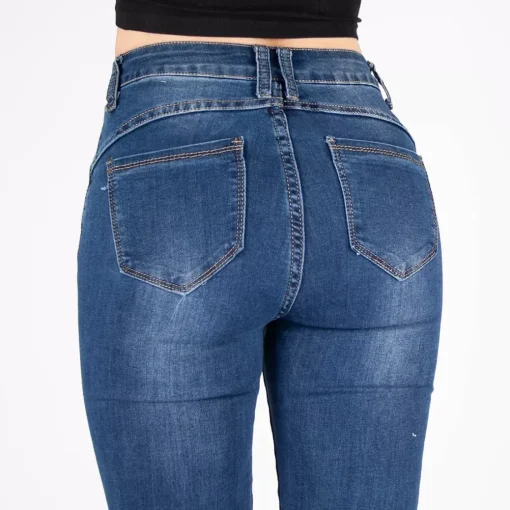 JEANS Farkut>Girl Vivi Ripped Flared stretchfarkut sininen